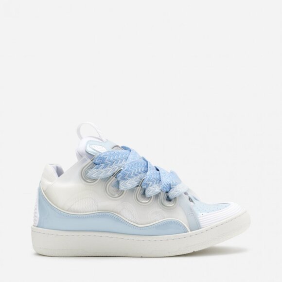 BNWT AW22 LANVIN BLUE CURB SNEAKERS 41 - Picture 1 of 11